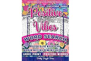 Keep the Brain Active: Inspirational Word Search Puzzle Book for Adults, Teens, & Seniors