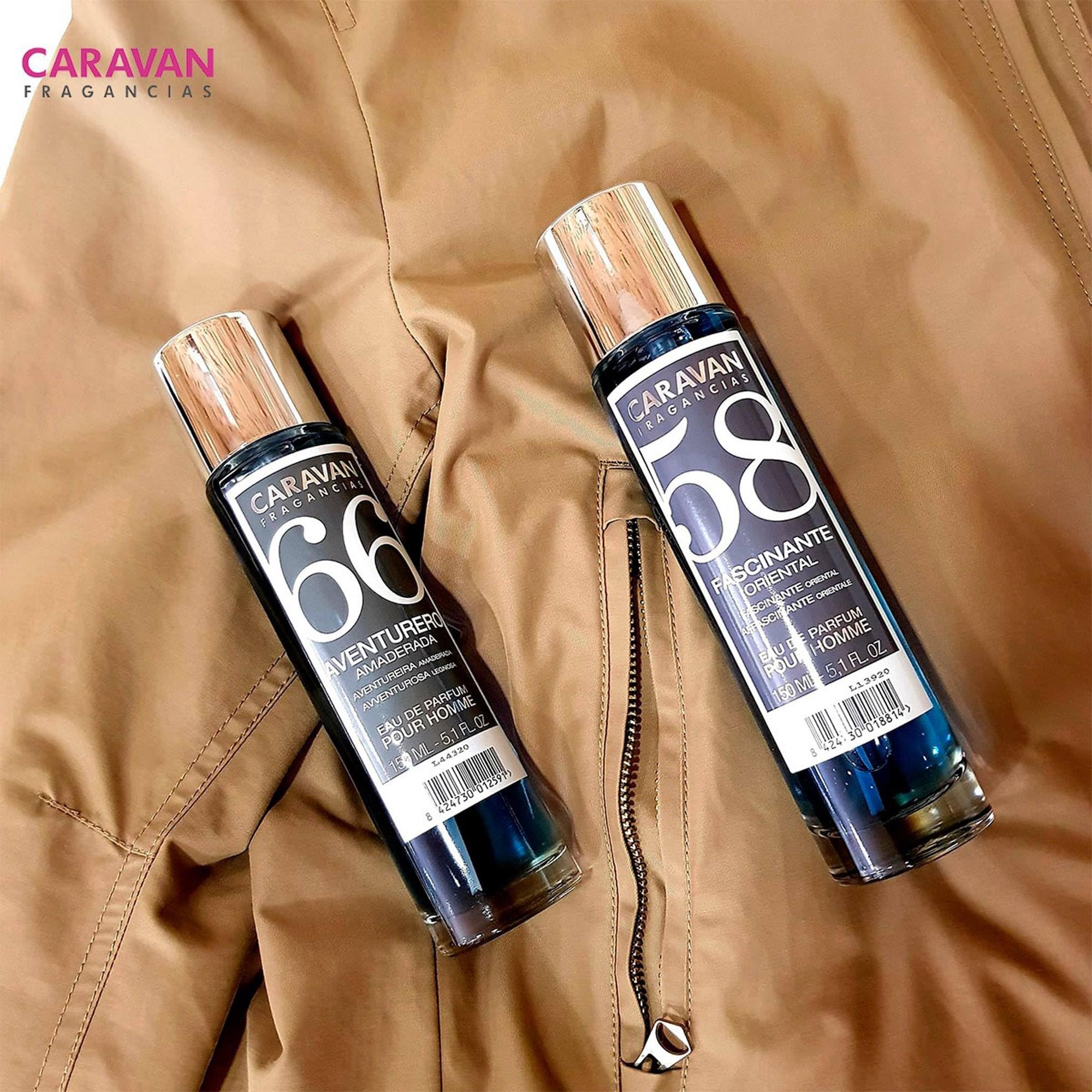 CARAVAN FRAGANCIAS - CAJA DE REGALO con 2 Perfumes Nº58 de 150 ml, para hombre