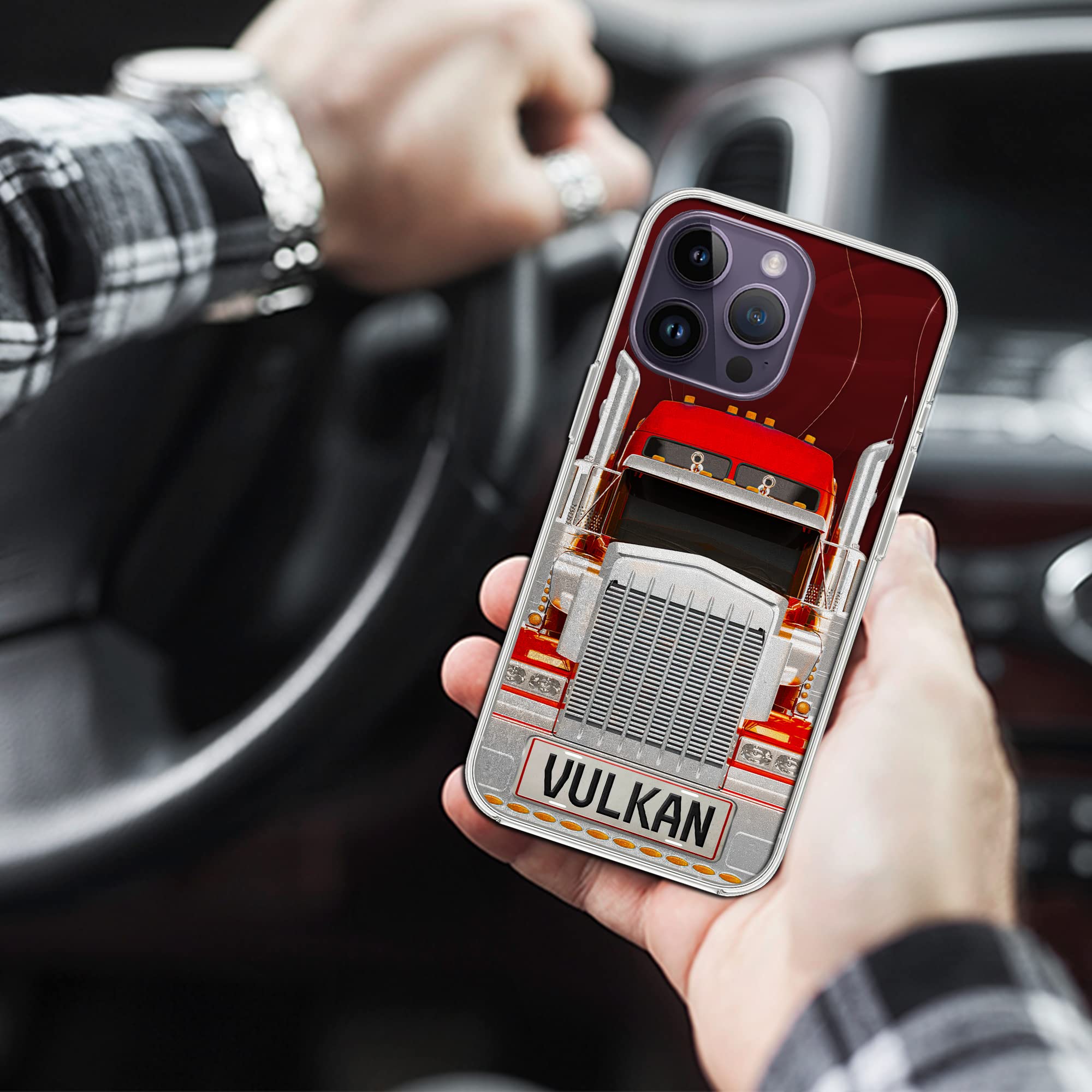 Amazon.com: CASEZILY Personalized Trucking Truck Driver Phone Case