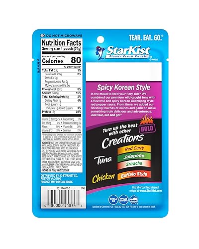 Miniatura 208 de StarKist Tuna Creations Ginger Sesame - Sabor de jengibre y sésamo para atún
