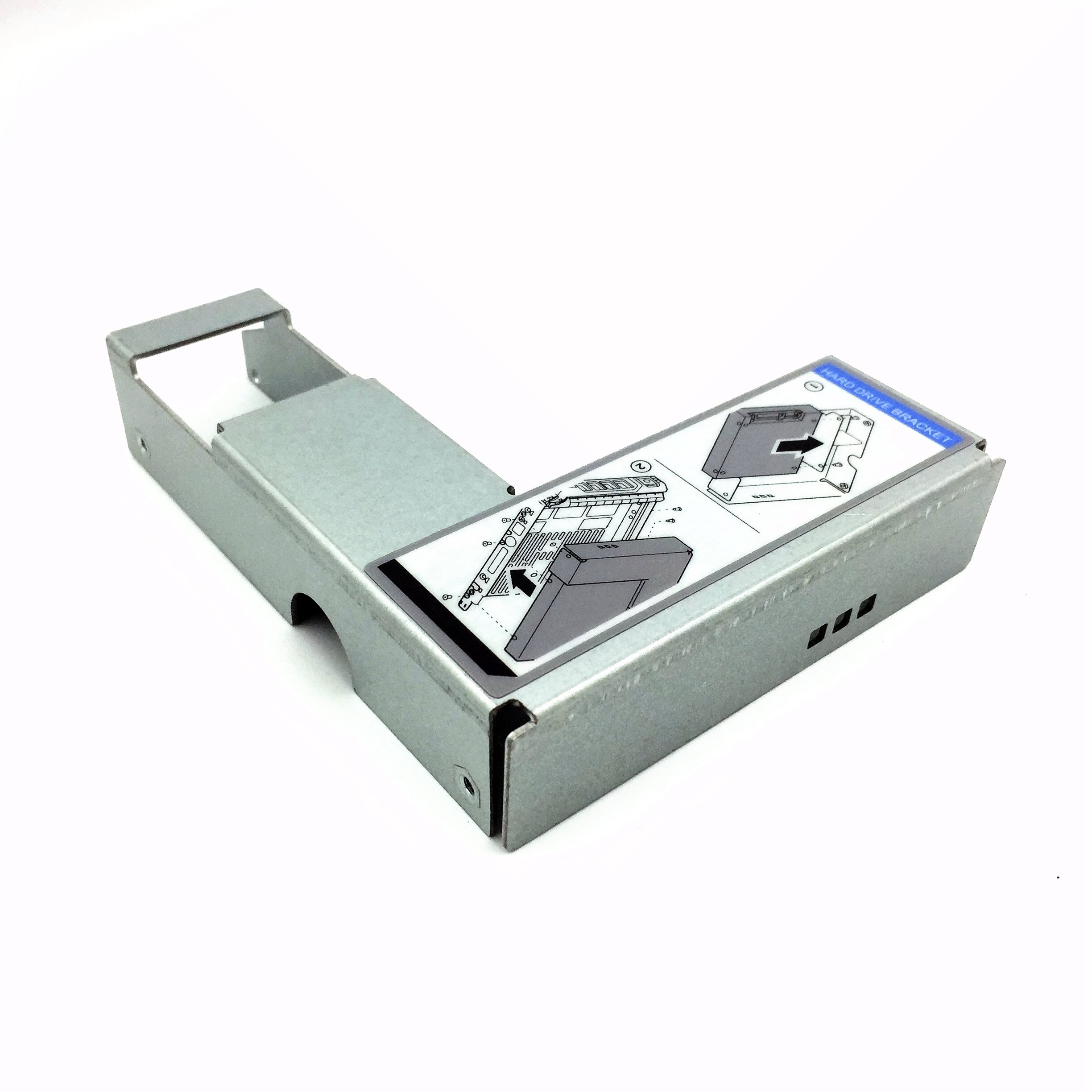 Dell SAS Computer Drive Enclosures & Docks For 3.5 In Drive 9W8C4 2.5 To 3.5 Drive Adapter Tray For Dell Servers (R720, T620, R520, Etc.) Hard Drive Tray