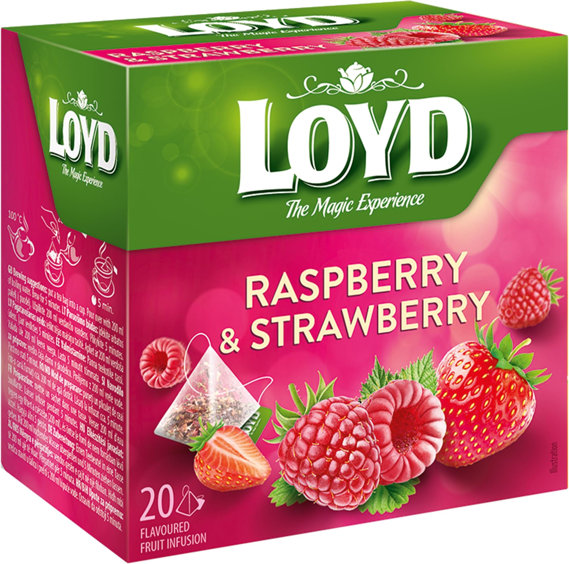 Raspberry & Strawberry Flavoured Fruit Tea