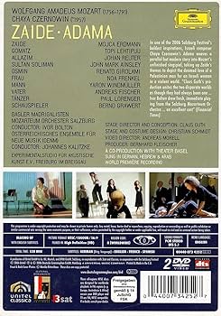 Amazon.com: Mozart / Czernowin - Zaide / Adama [DVD] : John