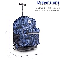 Amazon.com | J World New York Sunrise Kids Rolling Backpack