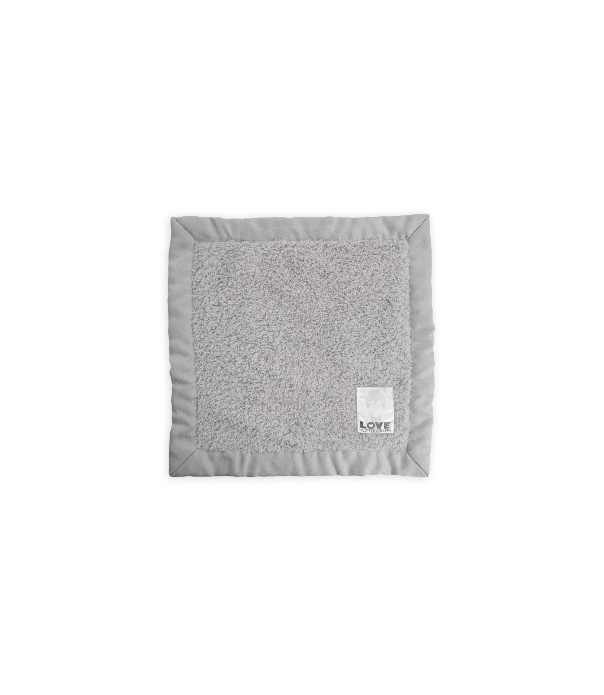 Little Giraffe Cherish Satin Blanky, Silver