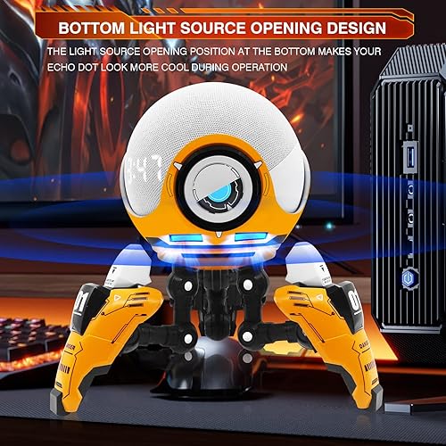 Miniatura 6 de Soporte para Echo Dot 5ª 4ª generación, soporte de altavoz para Dot 5ª y 4ª generación para niños, accesorios de punto ABS, Homepod mini, sin