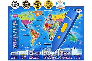 Bilingual Interactive World Map i-Poster: Engaging Geography Learning for Ages 3-12
