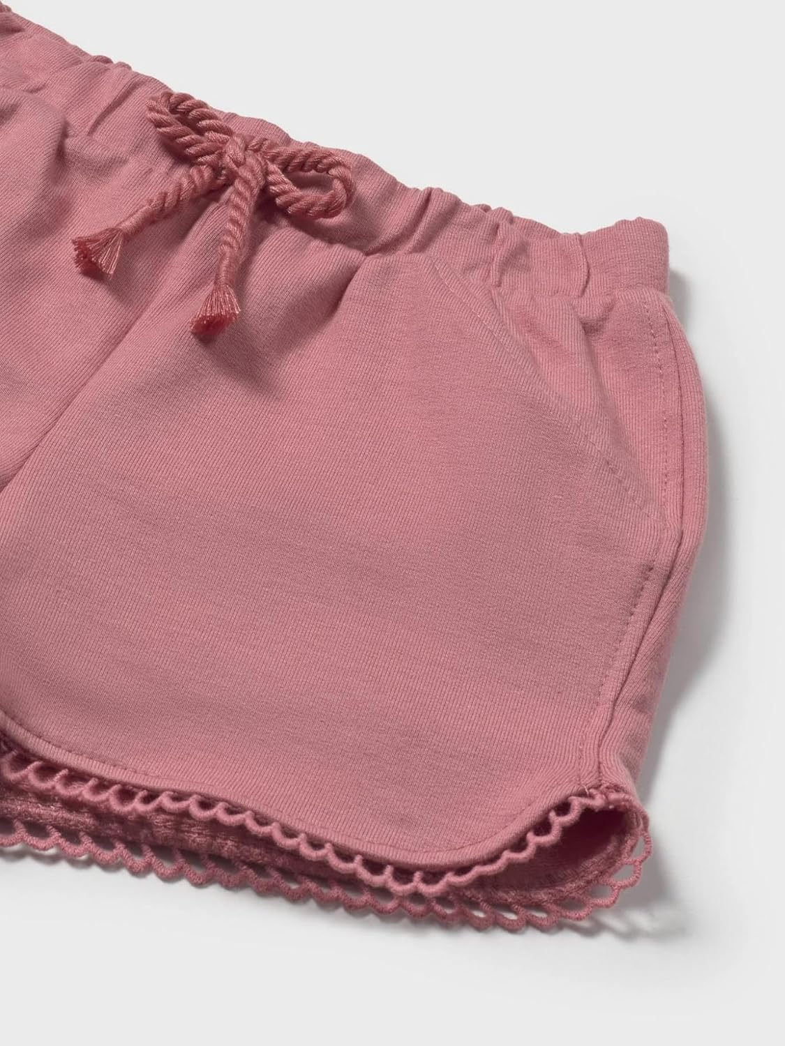 Mayoral Chenille Shorts for Baby-Girls Blush