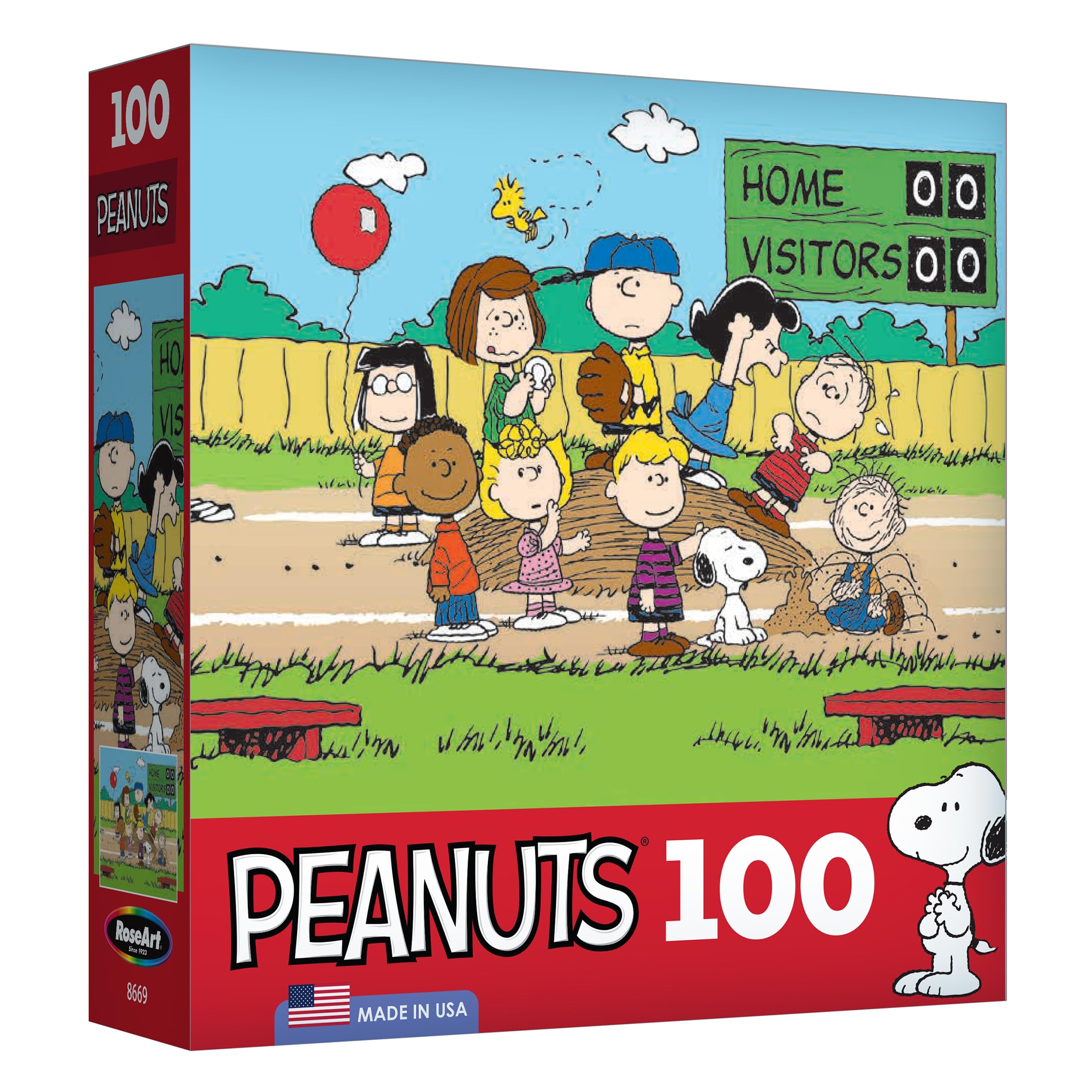 Amazon | スヌーピーとピーのギャングをフィーチャーした野球 100