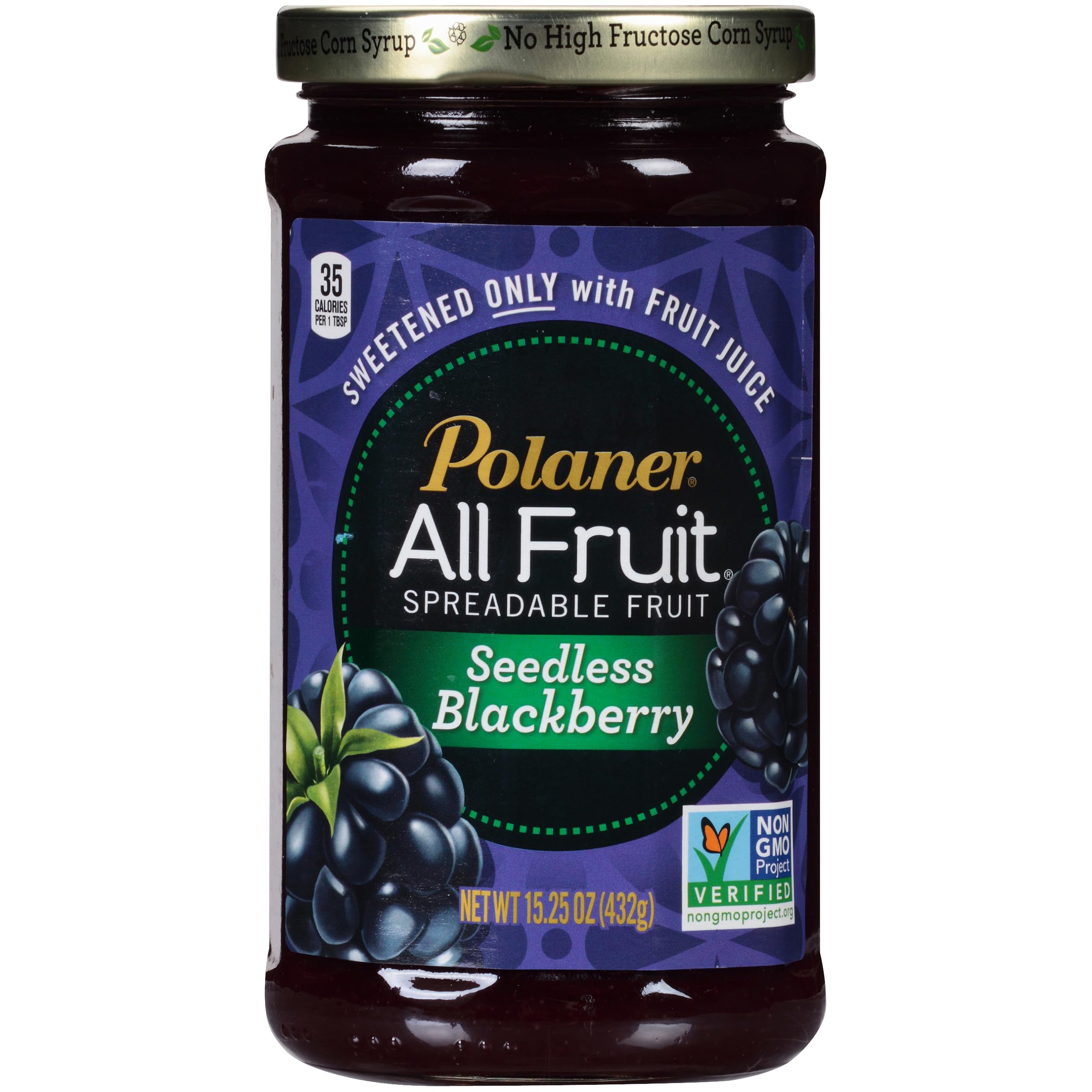 All Fruit Spreadable Fruit by Polaner – 15.25 Ounce (Pack of 1), Seedless, Model 001629