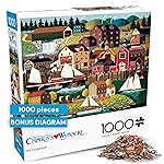 Buffalo Games - Charles Wysocki - The Cambridge - 1000 Piece Jigsaw Puzzle for Adults -Challenging Puzzle Perfect for Game Nights - Finished Size is 26.75 x 19.75