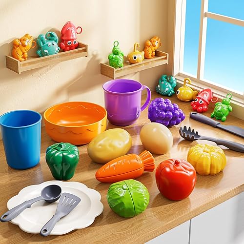 Miniatura 7 de Mesa de agua para niños pequeños de 1 a 3 años, fregadero de juegos para niños con bomba y agua corriente, mesa de agua para niños de 4 a 8 años con