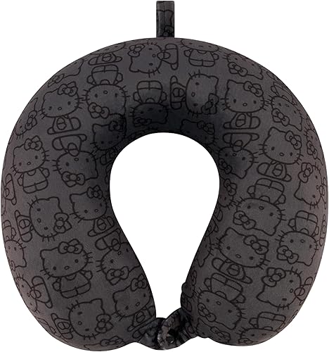 Miniatura 1 de FUL Hello Kitty - Almohada para el cuello, de espuma viscoelástica con estampado completo, accesorios de viaje para avión, automóvil y oficina,