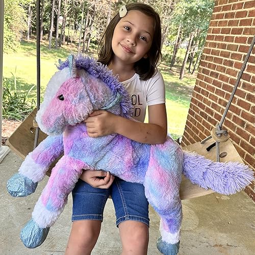 Miniatura 4 de Tezituor Oso de peluche gigante de 5 pies de alto, gran oso de peluche marrón claro, gran oso de peluche de tamaño real, regalo en cumpleaños, día