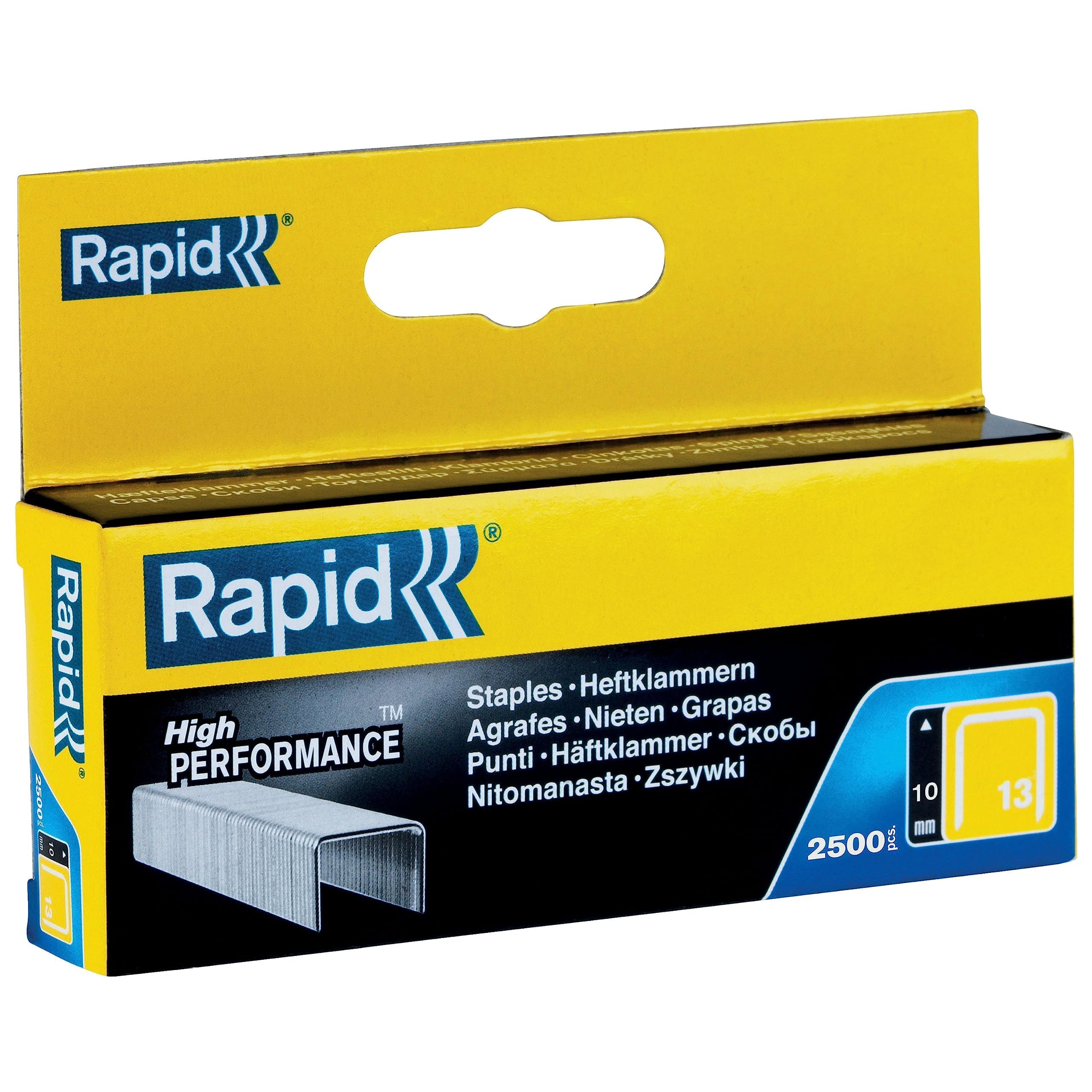Rapid High-Performance Staples For Textiles Upholstery Finewire No. 13/6mm Staple Gun Staples Galvanised Steel 2500 Pcs 11830725 from B&Q