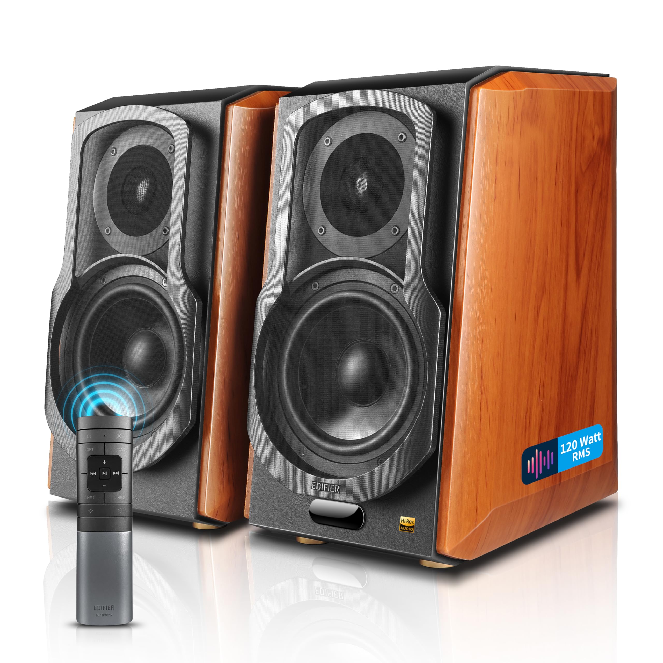 bluetooth-sprecher edifier s1000w mit wifikonnektivität und analogen eingängen
