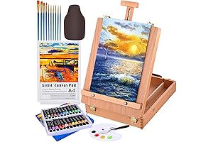 Tabletop Easel Painting Set: The Ultimate Canvas for Your Creativity
