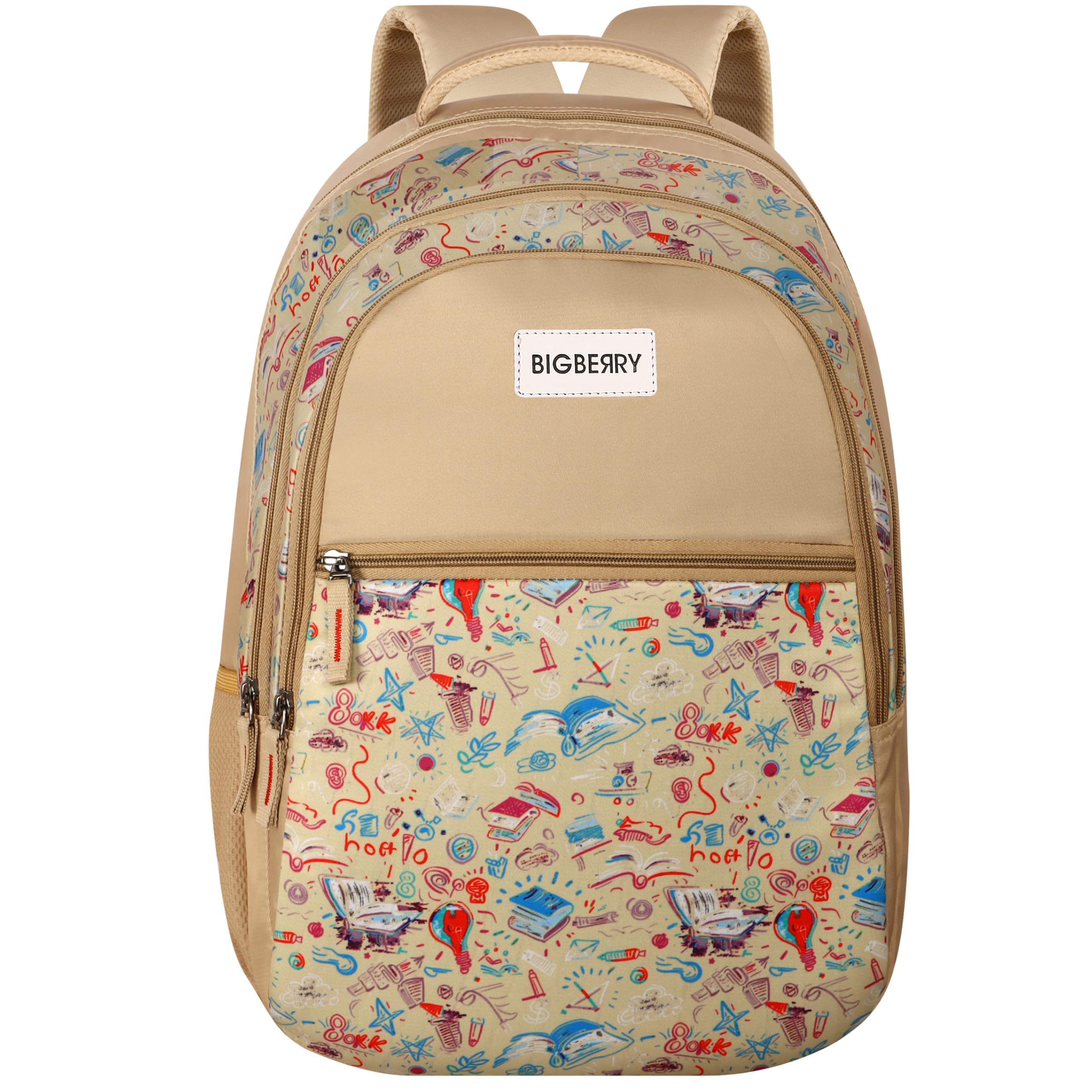 bigberry crayons backpack for school, college, office & travel with Multiple Compartments & organiser, Water Resistant Fabric.-picture-39
