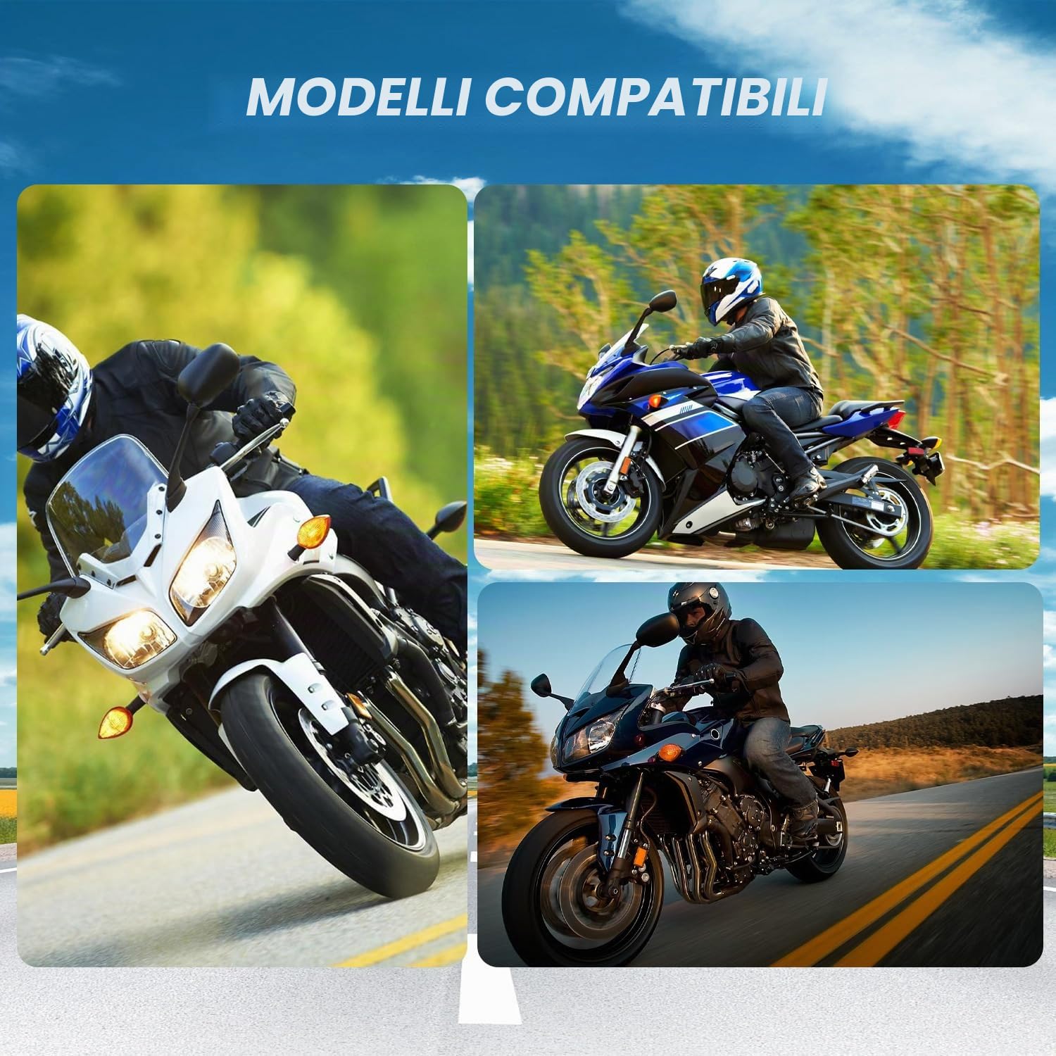Pedaline Moto,Poggiapiedi Pedane Moto per MT03 MT07 XJ6 TDR125R FZ6 FZ1 FZ6R FZR600 FZS600 FJR1300 XJ600N XJ600S YZF600 R6 YZF600 R6S TDM900 XJ900S YZF1000 R1