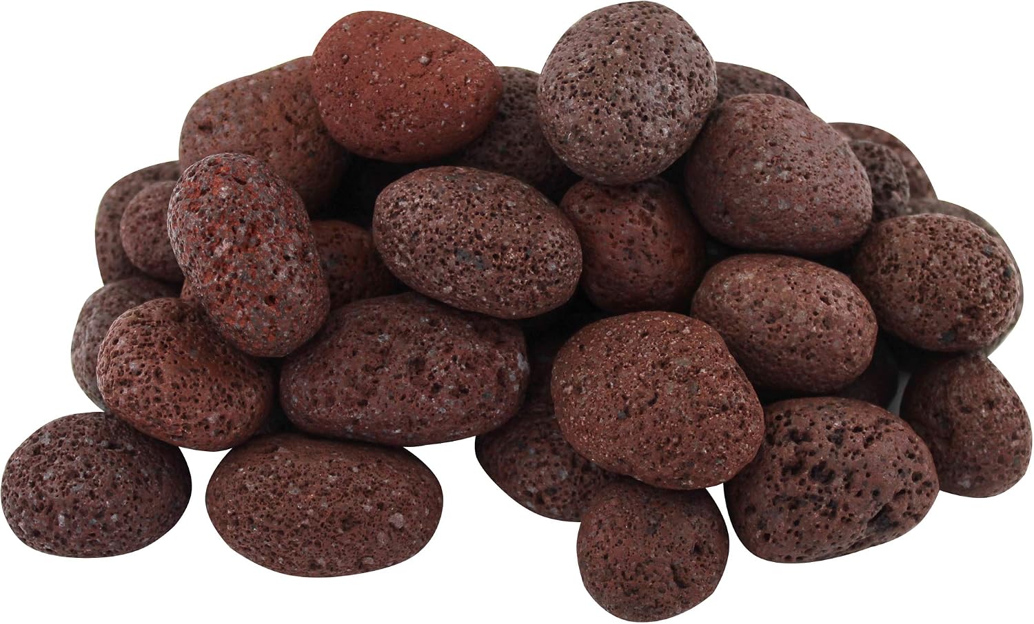 Dragon Verre 2,5 Cm Lava Pebble 30 LB Noir