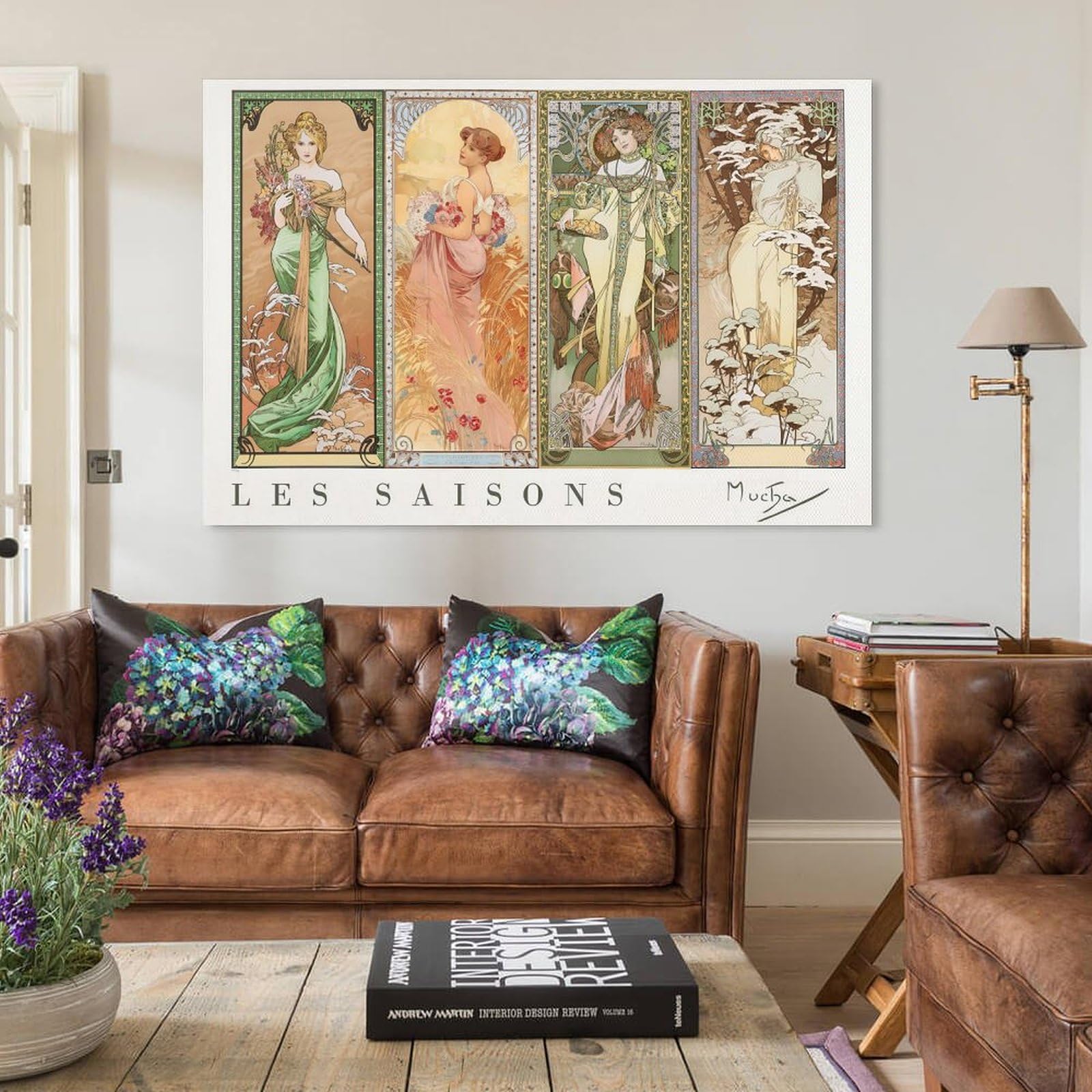 Amazon.co.jp: Alphonse Mucha アルフォンス・ミュシャ 四季変化