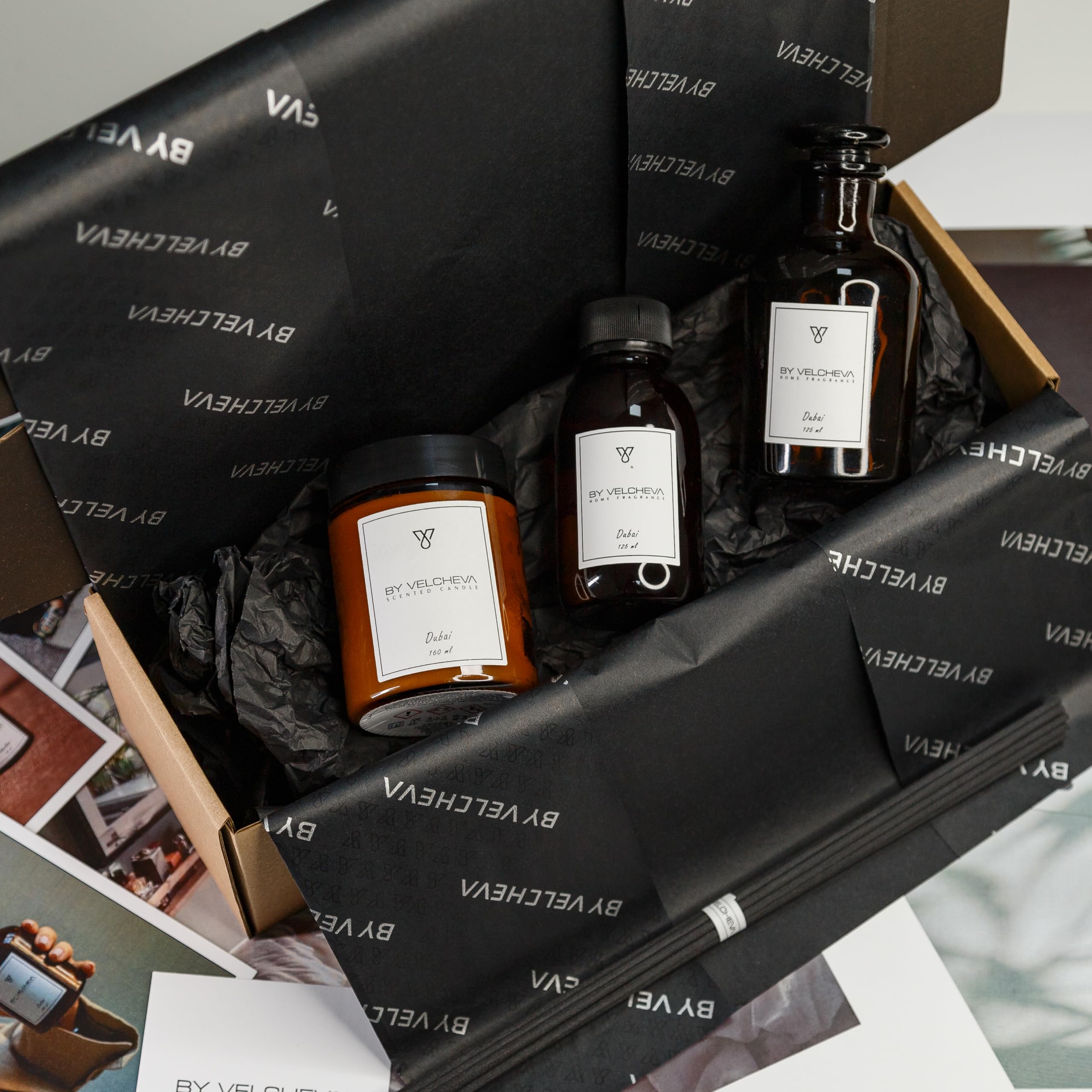 Set vela perfumada 160ml + ambientador mikado 125ml | SUGAR