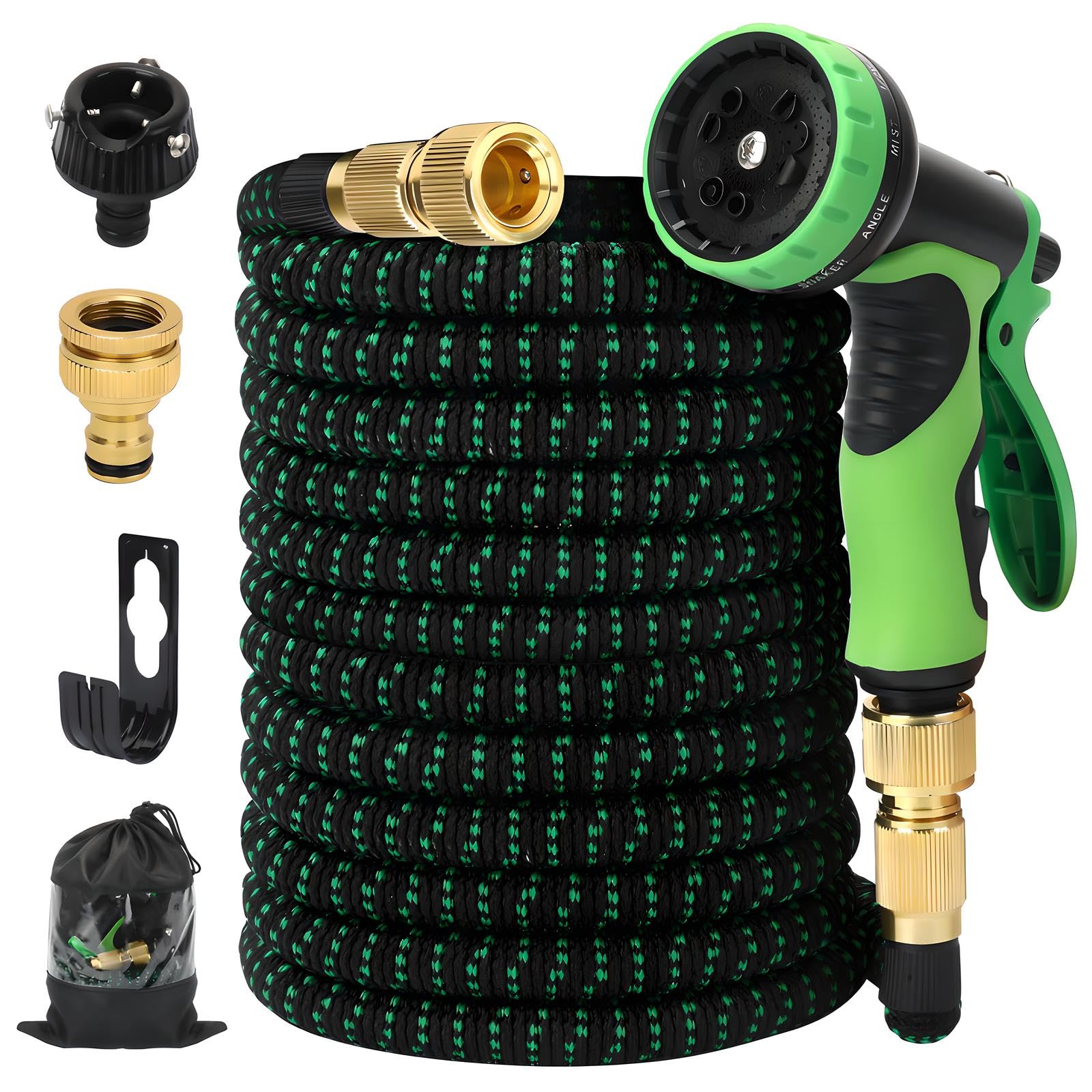 Amazon | Skycase 伸縮ホース 3倍伸びる 散水ホース ホース