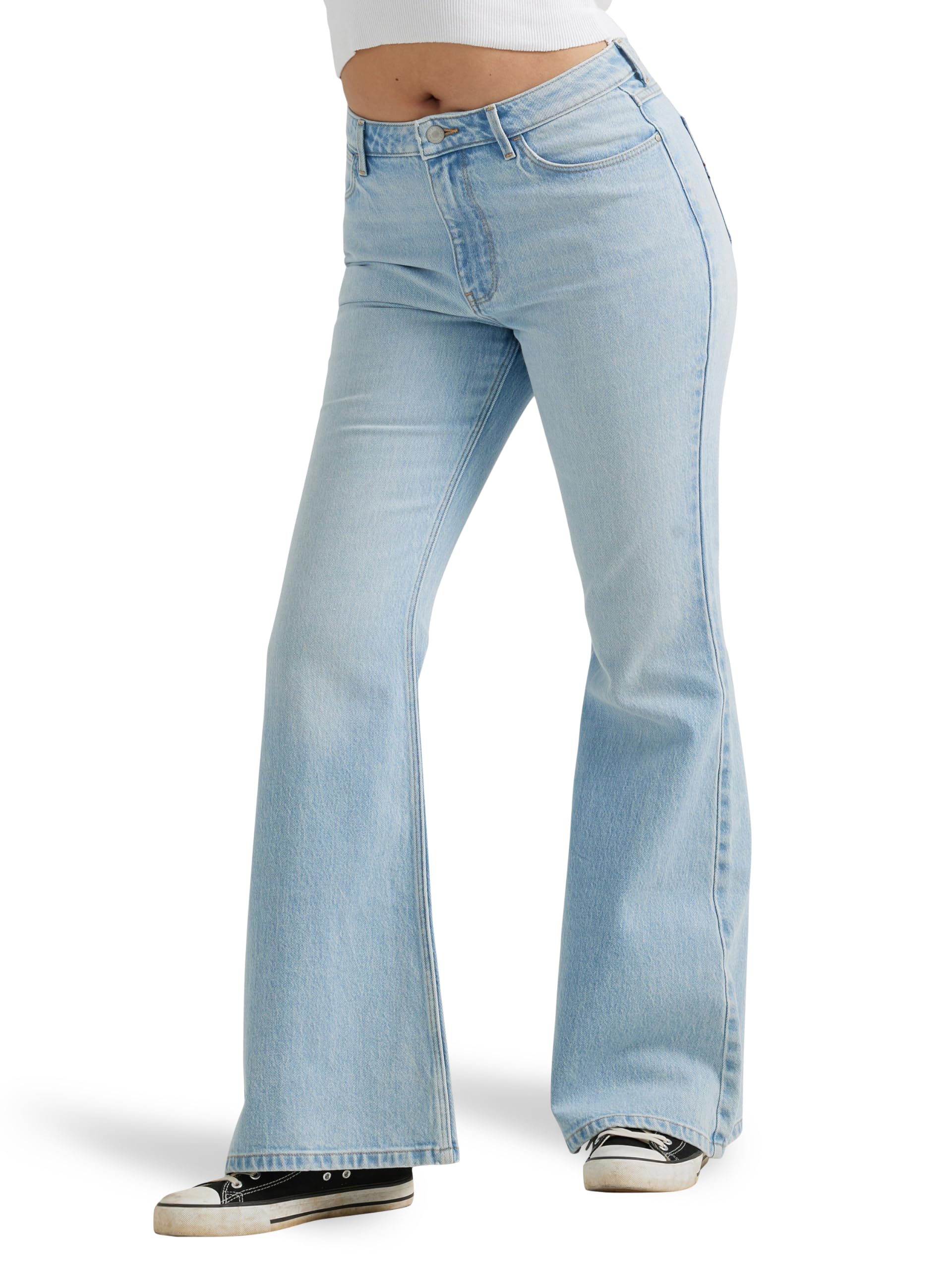 Wrangler Womens High Waisted Fierce Flare Jean