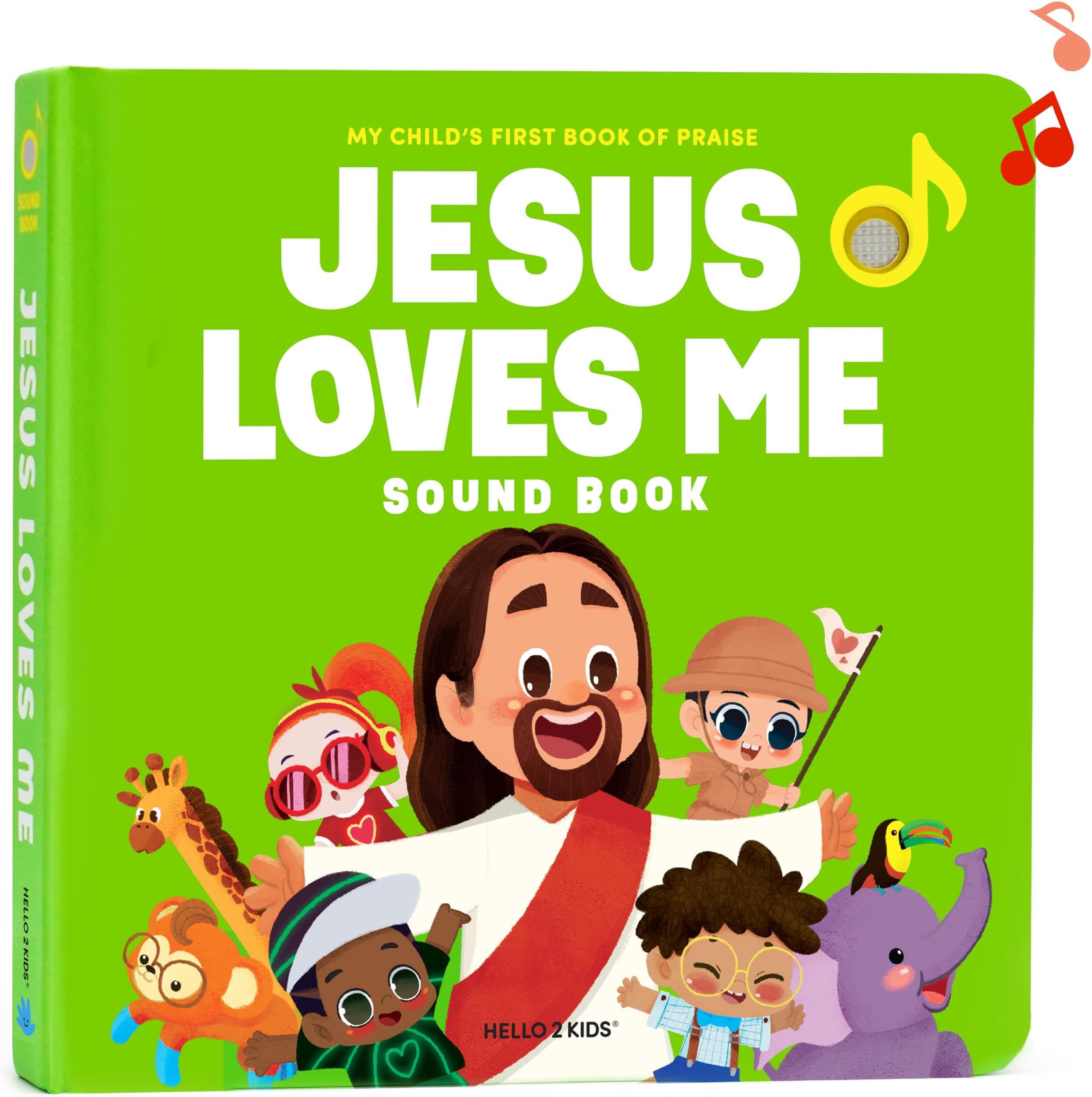 - Jesus Loves Me Christian Sound Books for Kids - 6 Bible Songs for Toddlers โ Christian Gifts for Kids - Baby Bible for Baptism, Christening, Dedication Gifts, Sunday School, Preschool Homeschool