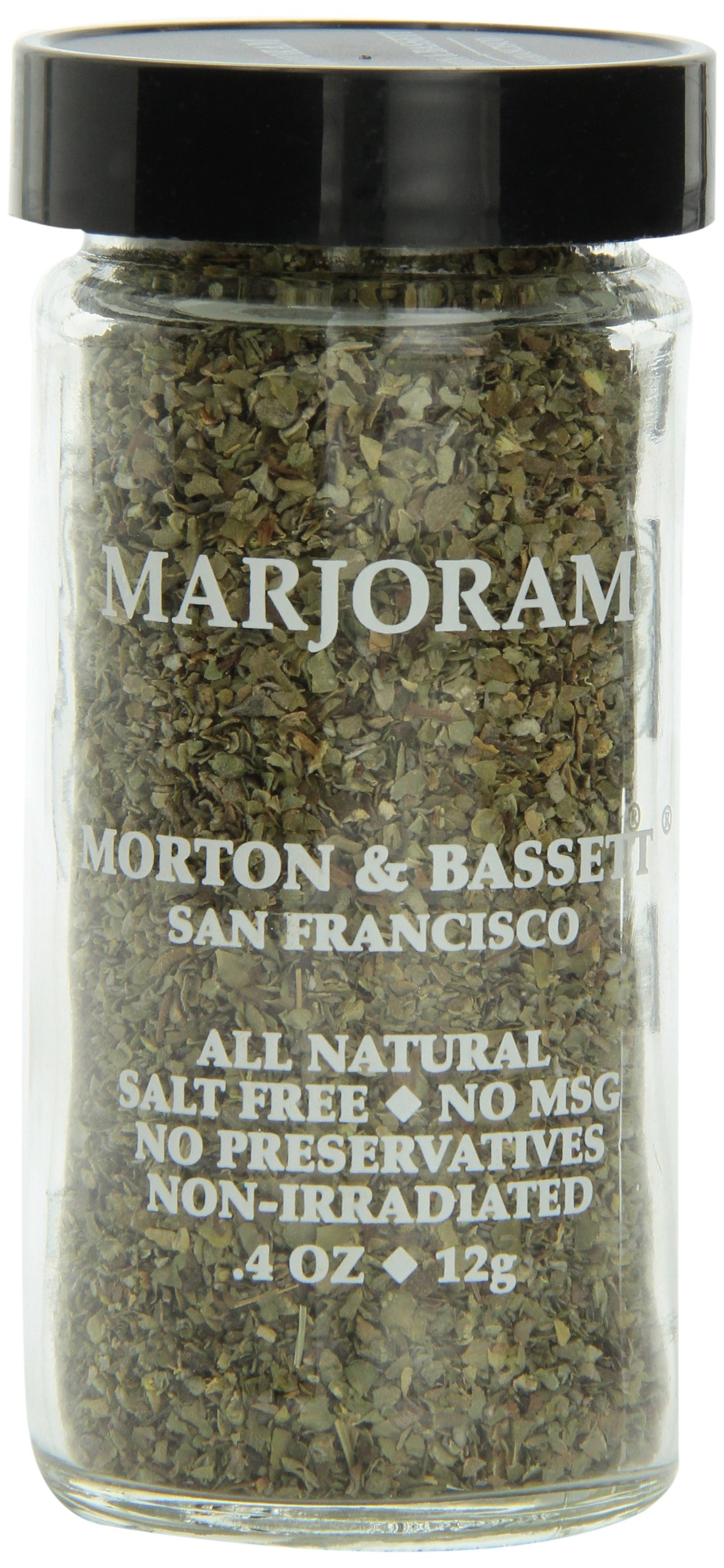 Morton & Bassett Marjoram, .4-Ounce Jars (Pack of 3)
