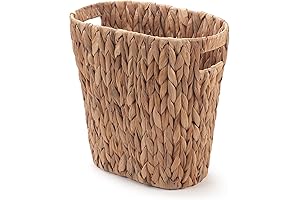 YANGQIHOME Bathroom Trash Can: A Woven Masterpiece for Tidy Spaces