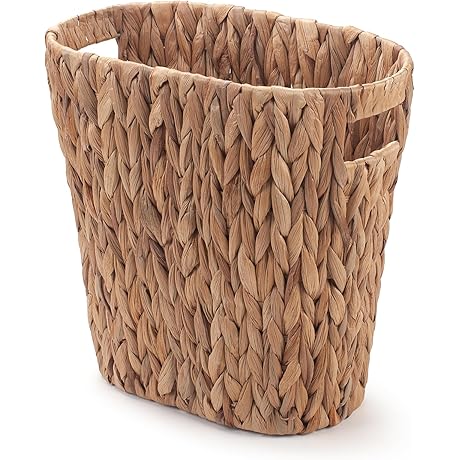 YANGQIHOME Bathroom Trash Can: A Woven Masterpiece for Tidy Spaces