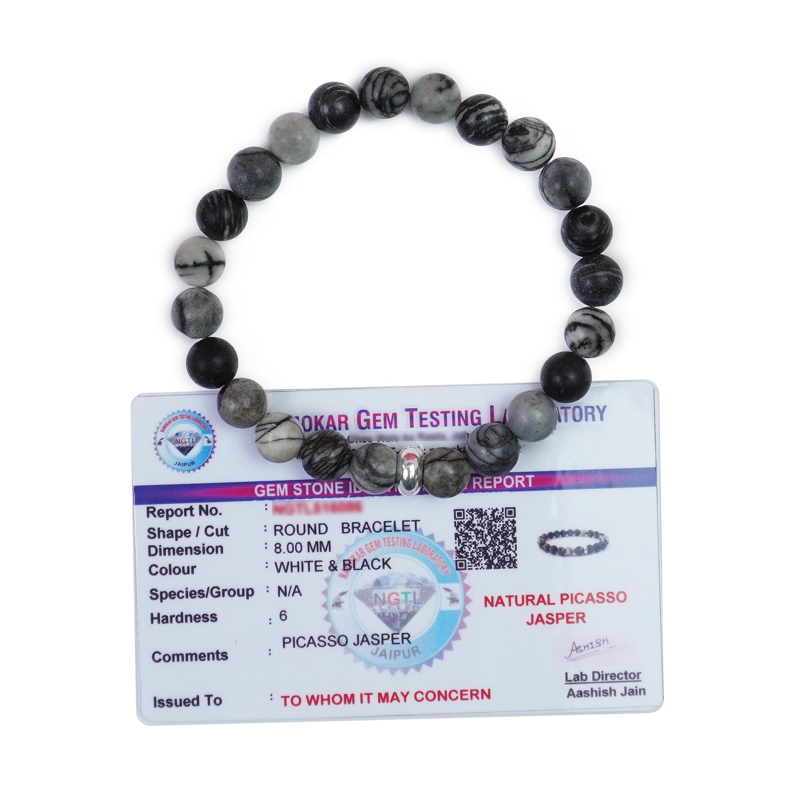 REMEDYWALA Charged Energized Certified Picasso Jasper Bracelet 8mm For Reiki, Balance Chakra, Positive Energy, Healing | Picasso Jasper Stone Bracelet for Men and Women (B096KN19Q3) Amazon Price History, Amazon Price Tracker