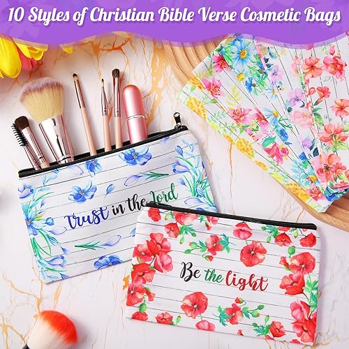 Miniatura 5 de 20 piezas de regalos de graduación para amigas, bolsas de cosméticos a granel de amistad para maquillaje, regalos de cumpleaños para mujeres,