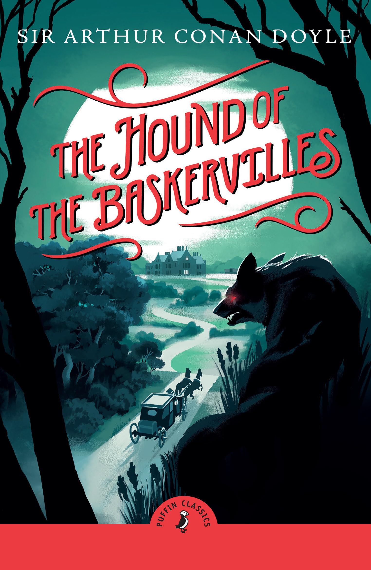 The Hound of the Baskervilles by Arthur Conan Doyle (Paperback Book)