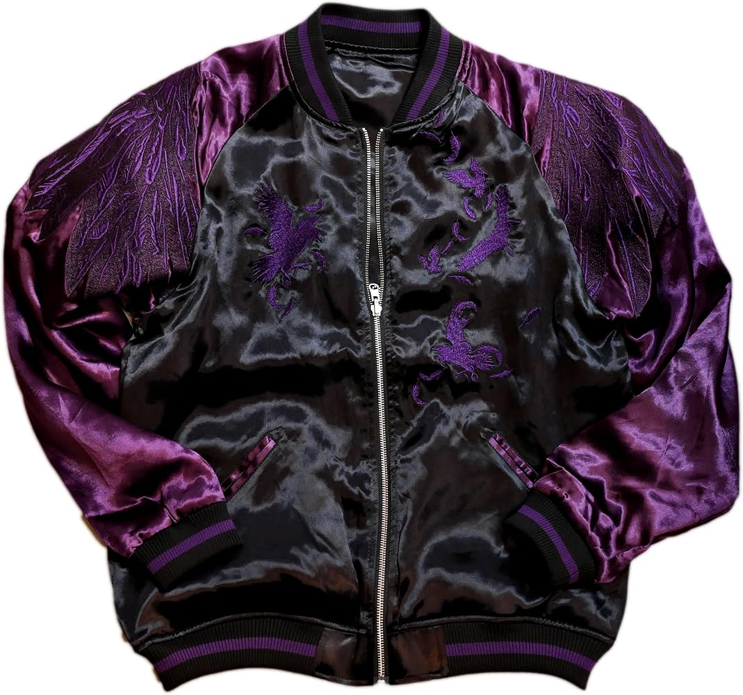 【未使用品タグ付】絡繰魂 スカジャン 龍 刺繍 リバーシブル ブラック Lサイズ 楽天市場】からくり魂 絡繰魂 頂 スカジャン 横須賀ジャンパー