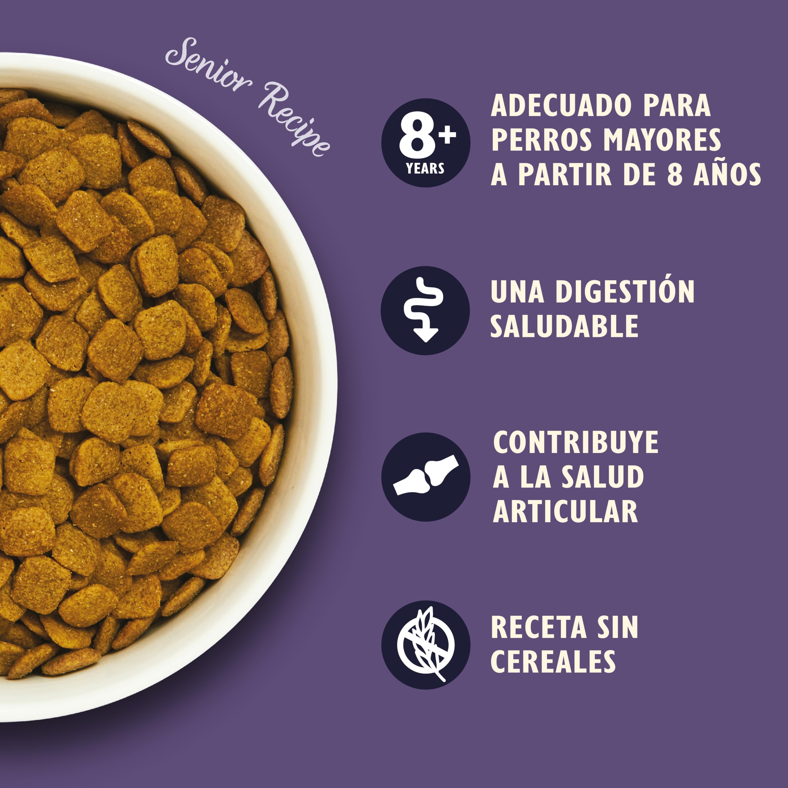 Lily's Kitchen Completo Pienso Seco para Perros Senior mayores de 8+, con Pavo y Trucha, 7 kg