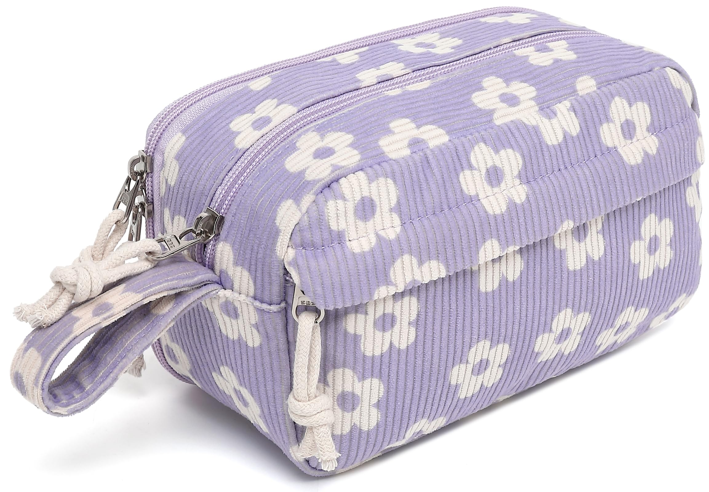 LEDAOU Pencil Bag, Large Capacity Pencil Case with Zipper, School Supplies for Teenage Girls, 22 x 12 x 9 cm โ image 1
