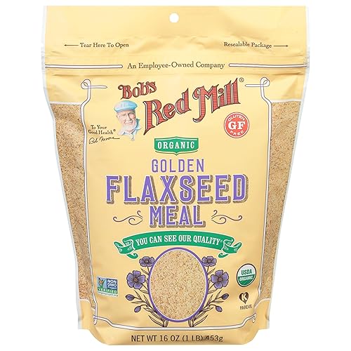 Bobs Red Mill Harina orgánica de linaza dorada 16 onzas Bobs Red Mill Harina orgánica de linaza dorada 16 onzas
