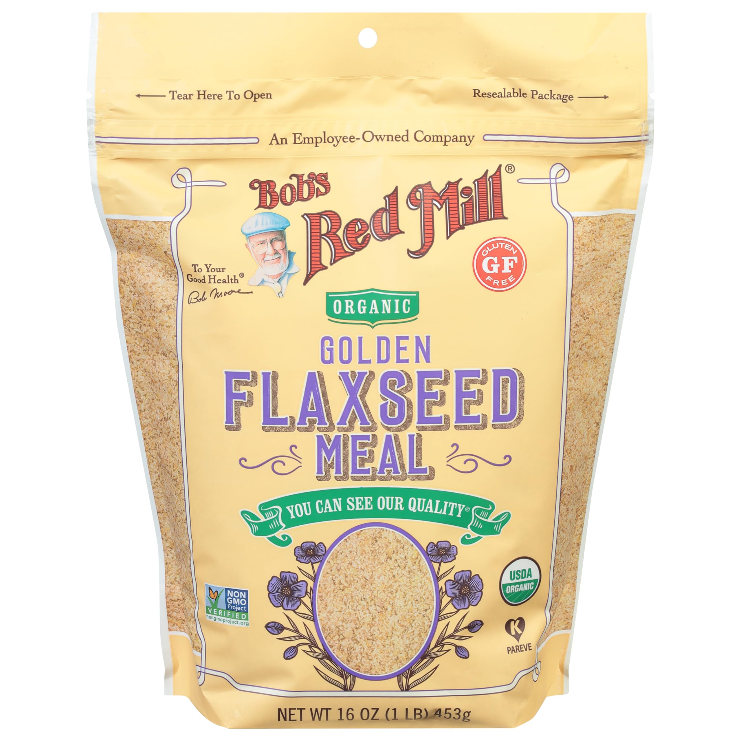 Bob's Red Mill Organic Golden Flaxseed Meal,16oz