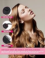 Vista 8 de Hair Dryer Brush Blow Dryer Brush in One, 4 in 1 Ionic Hair Dryer and Styler Volumizer with Oval Titanium Barrel, Hot Air Straightener for Smooth