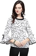 J B Fashion Printed Women Top with Full Sleeves for Fancy top,Stylish top, Casual Wear Top for Women/Girls Top