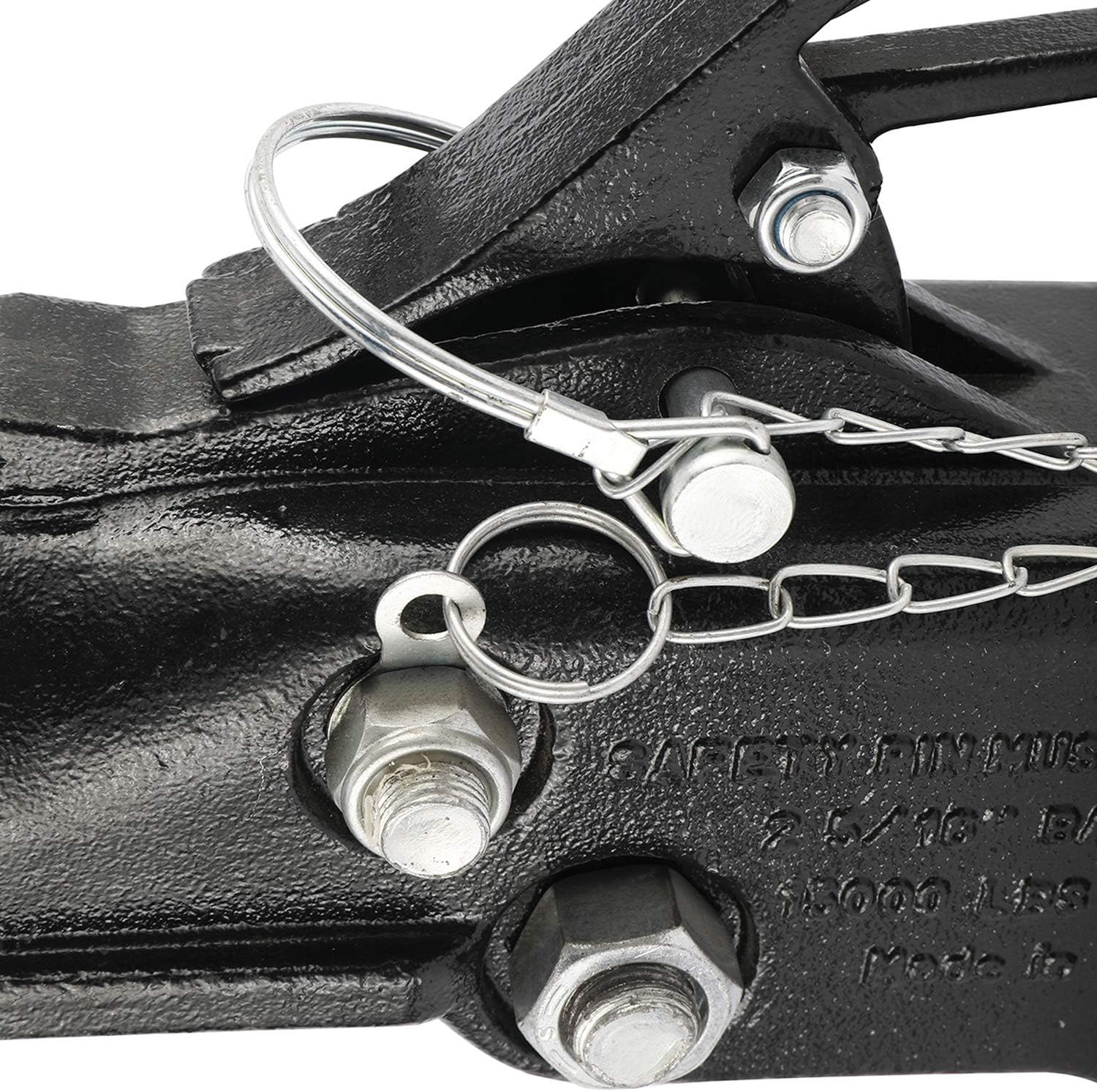 NovelBee 2-5/16" Ball Heavy Duty Channel-Mount Adjustable Trailer Coupler,Capacity 15,000LBS - Image 4