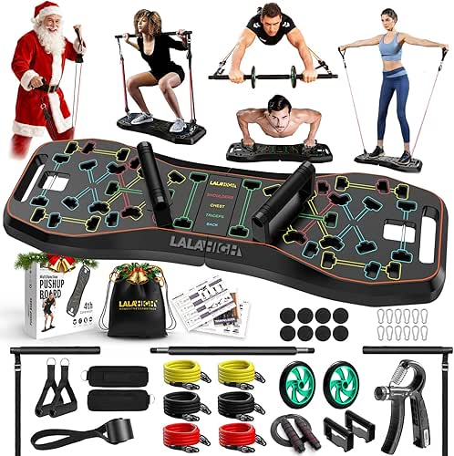 LALAHIGH Push Up Board,36 in 1 Home Gym Equipment with