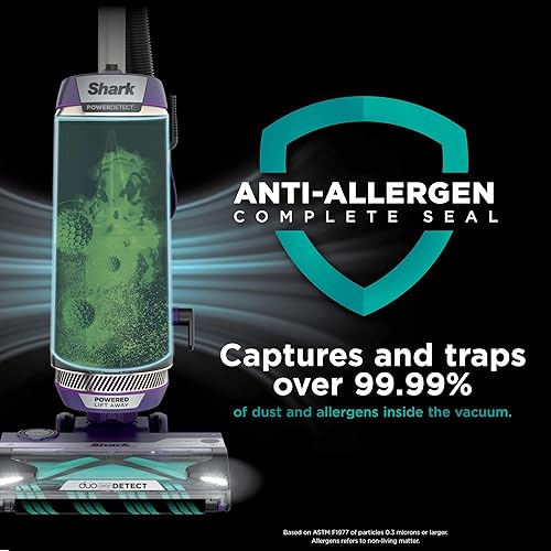 Miniatura 17 de Shark POWERDETECT AZ4002 - Aspiradora vertical con filtro HEPA, aspiradora resistente con potente succión para recoger el pelo de las mascotas,