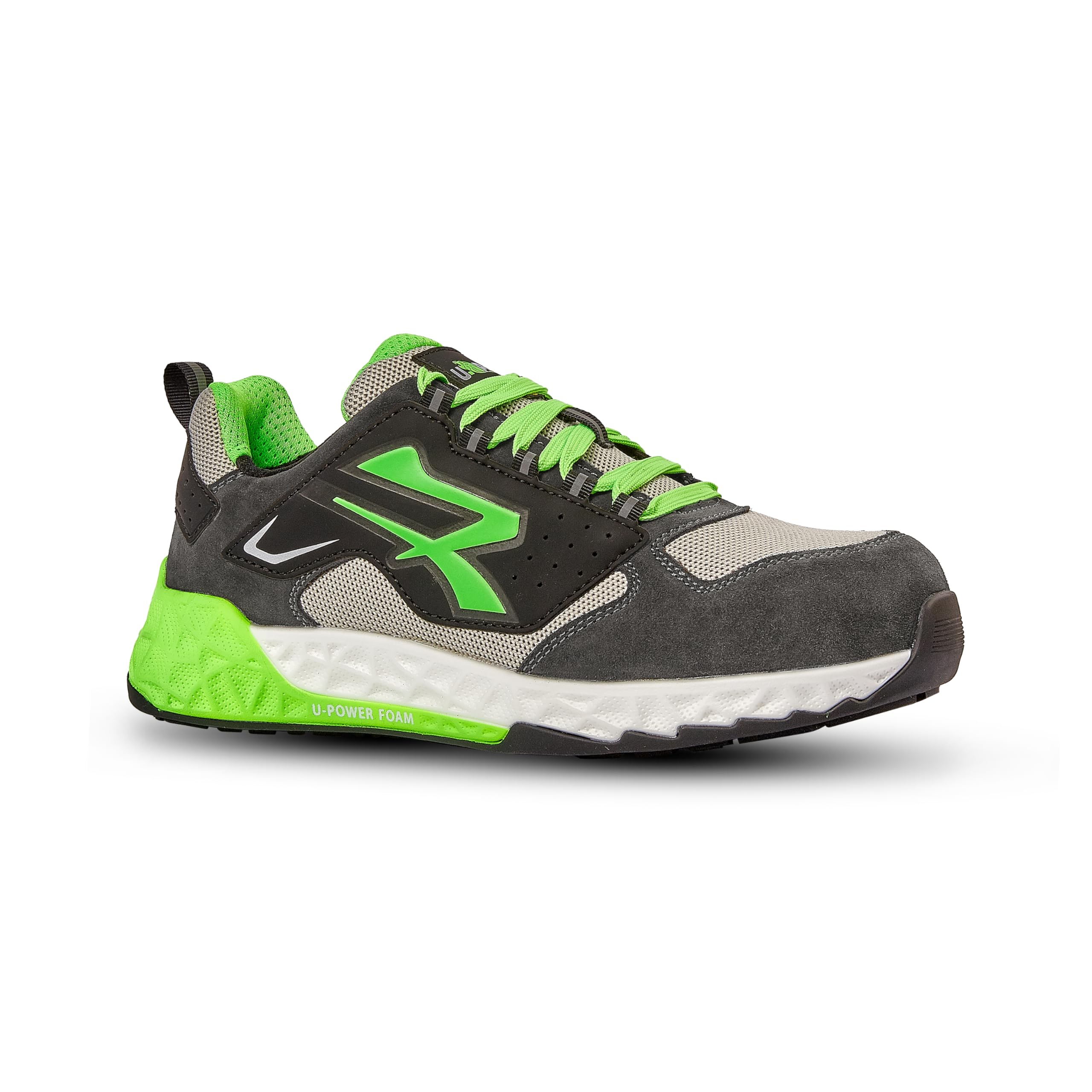 U-Power Bran ESD Scarpa Antinfortunistica S1PS Hi HRO FO SR, Tomaia U-Knit, Metal Free, ULTRALEGGERE