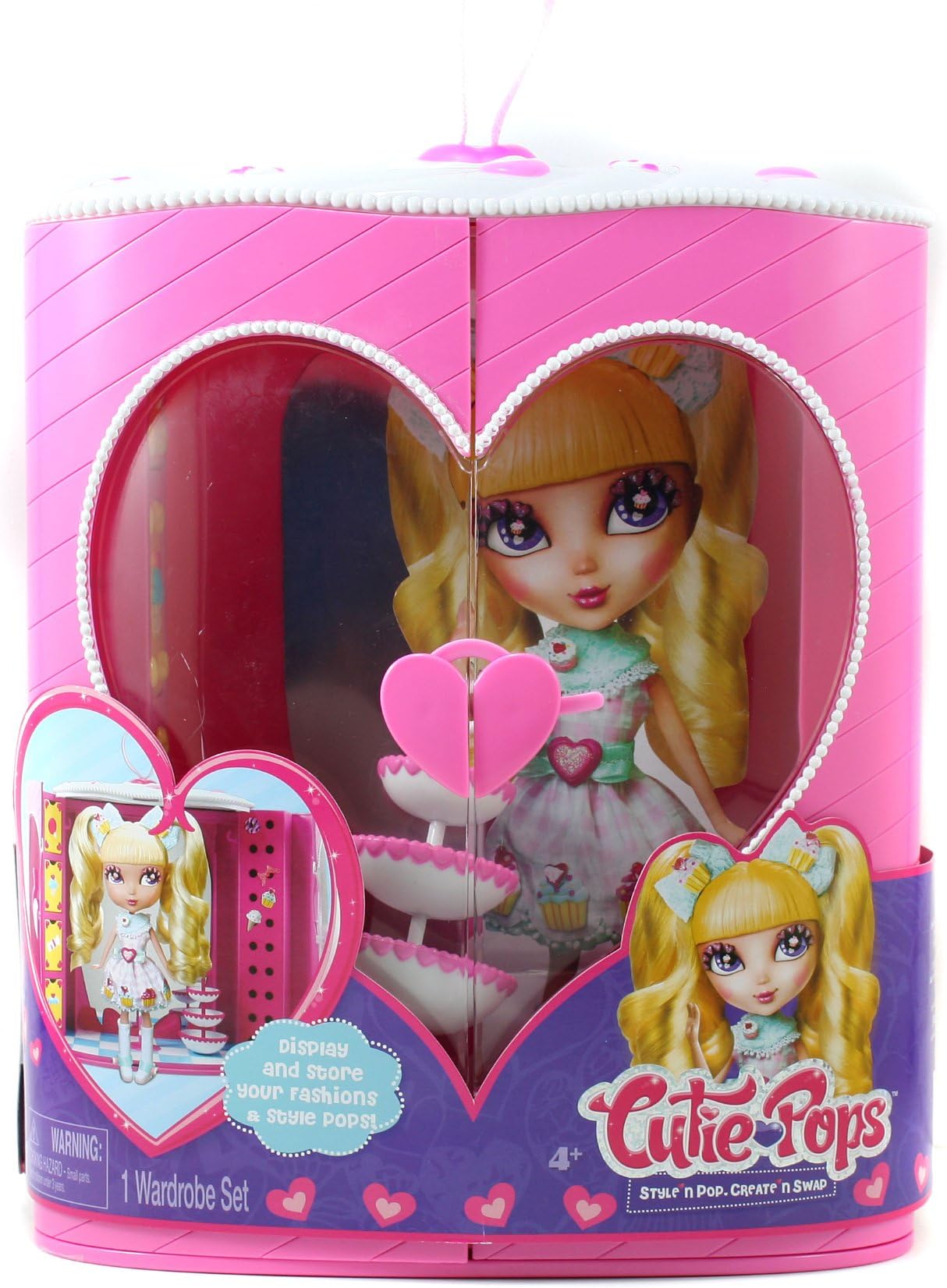 Cutie Pops Decoration Station Wardrobe and Doll Case