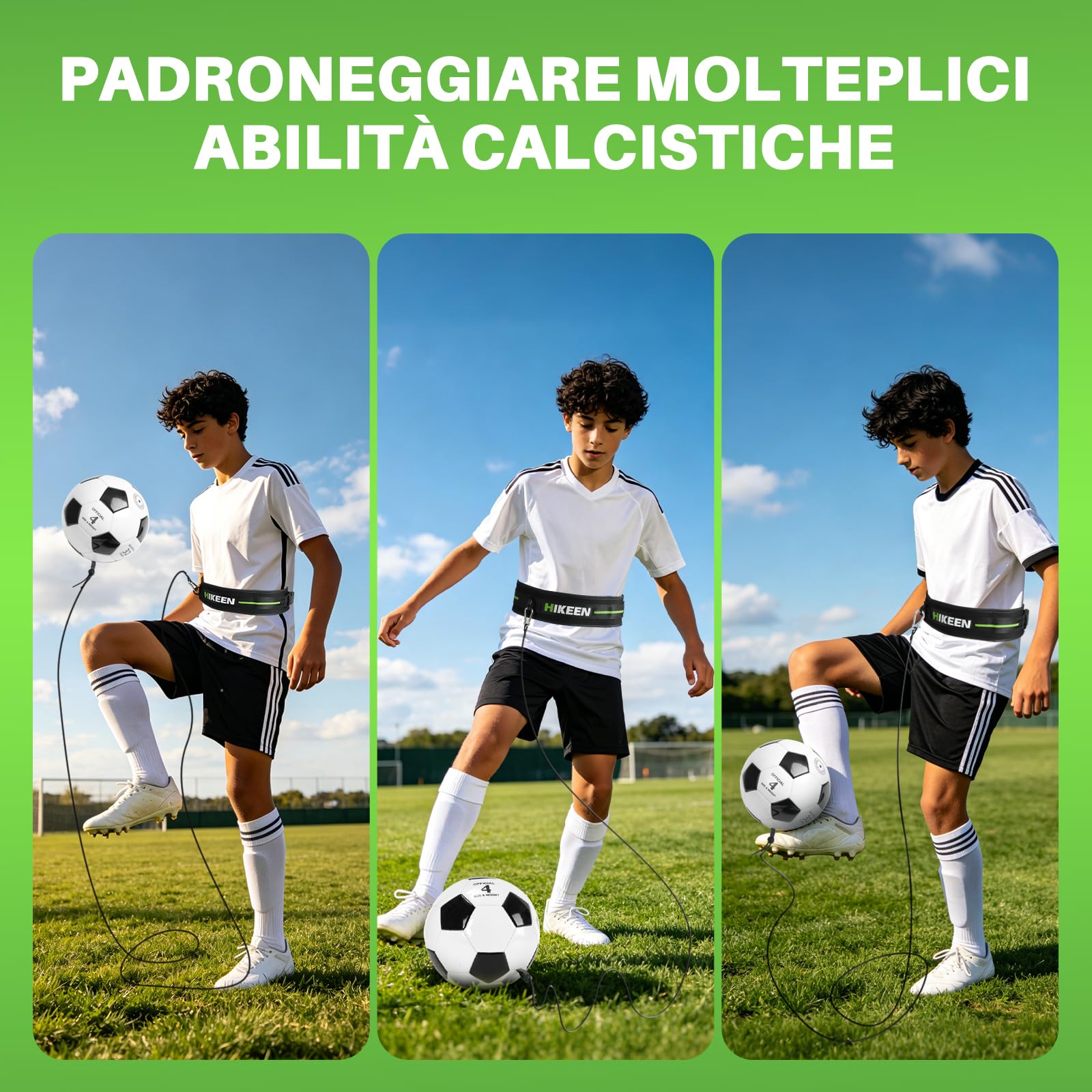 Hikeen Set Tappetino per Allenamento Calcistico