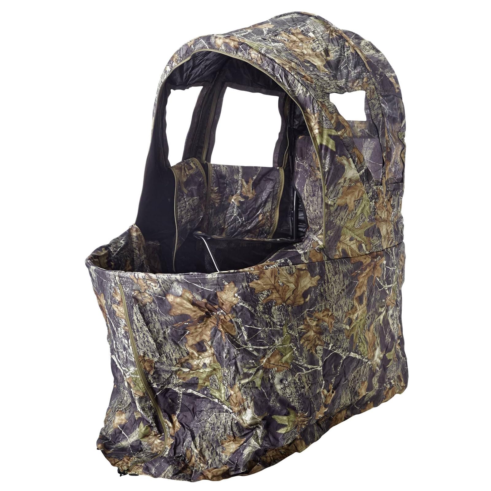 Persiana de Caza Transparente portátil - Persiana de Suelo emergente portátil Transparente de 270/360 Grados, para Caza de Ciervos y Pavos | Estor de Camuflaje para 1-4 Personas, Estor