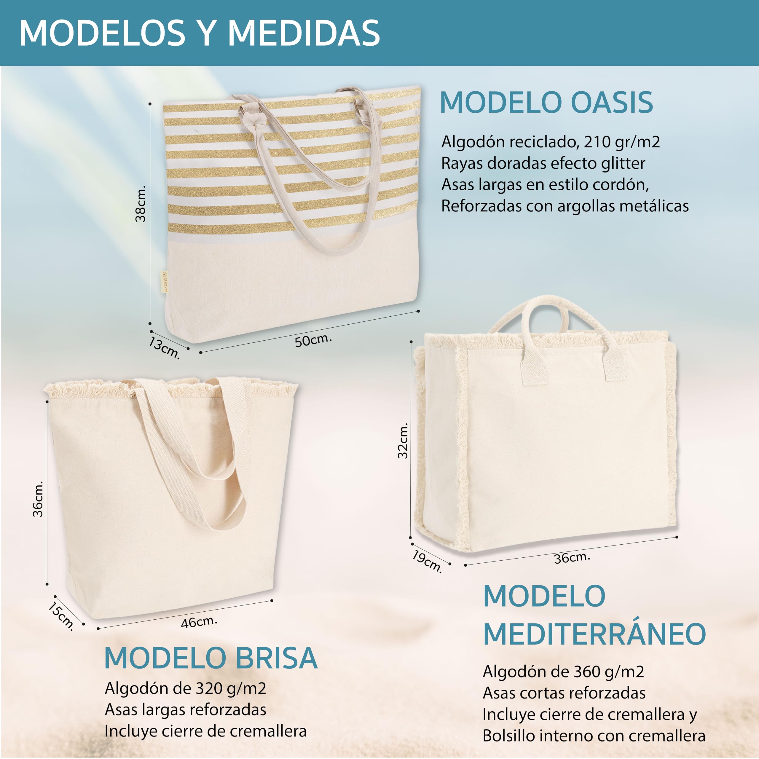 Bolso Playa Mujer Grande con Neceser, Opción de Personalización y Toalla a Juego – Bolso Piscina Mujer, Bolsos Mujer Verano